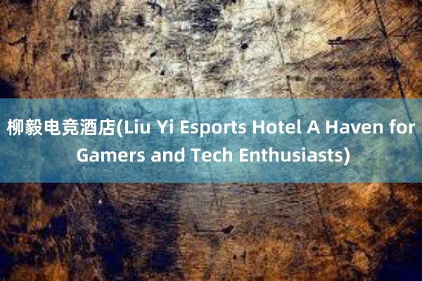 柳毅电竞酒店(Liu Yi Esports Hotel A Haven for Gamers and Tech Enthusiasts)