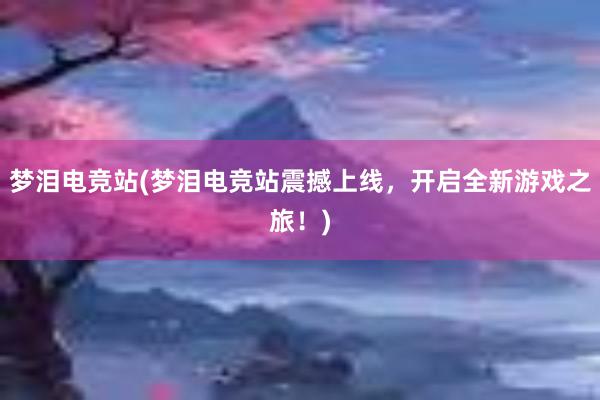 梦泪电竞站(梦泪电竞站震撼上线，开启全新游戏之旅！)