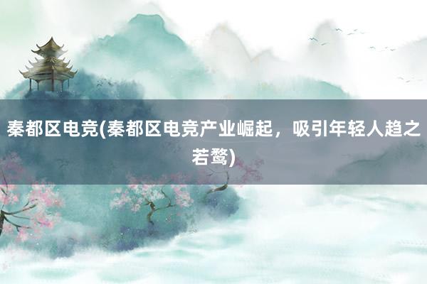 秦都区电竞(秦都区电竞产业崛起，吸引年轻人趋之若鹜)