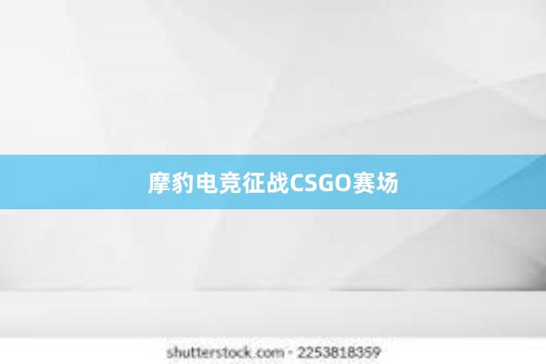 摩豹电竞征战CSGO赛场