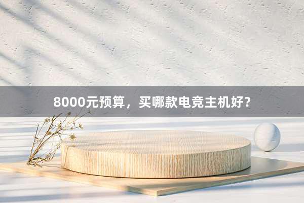 8000元预算，买哪款电竞主机好？