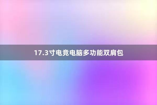 17.3寸电竞电脑多功能双肩包